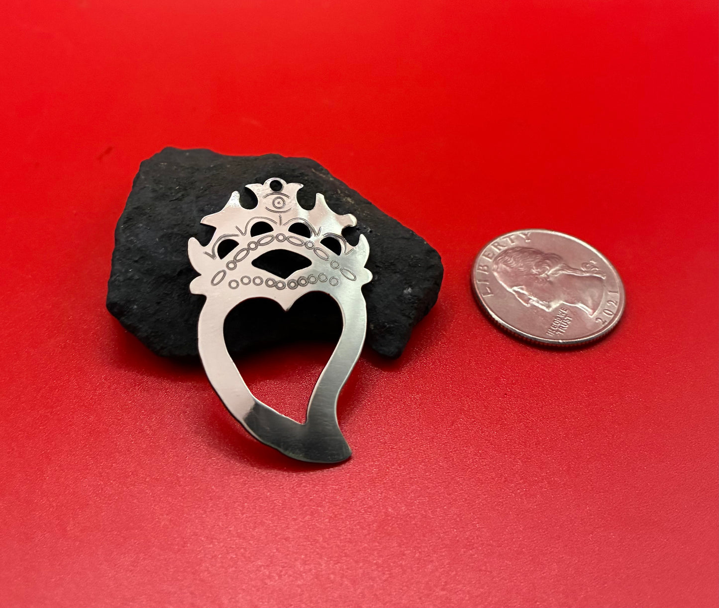 Plate 136 - Weeping Heart Brooch or Earrings